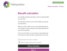 Tablet Screenshot of metropolitan.entitledto.co.uk